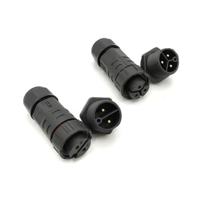 Conector impermeable con bloqueo de tornillo M25